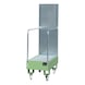 BAUER S&Uuml;DLOHN Mobile collection tray 2x60 litres, 875x890x1685 mm, RAL 6011 - Mobile collection tray - 3