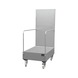 BAUER S&Uuml;DLOHN Tavă de colectare mobilă 2x200 litri, 1280x800x2015 mm, RAL 7005 - Tavă de colectare mobilă - 2