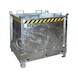 BAUER S&Uuml;DLOHN Conteneur fond bascule type FB 1000 cap. 1,00 m&sup3;, LxlxH 1 040x1 245x1 145 mm zi. - Conteneur avec fond &agrave; bascule - 1