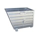 BAUER S&Uuml;DLOHN Benne basculante gerb. type BSK 70 cap. 0,70 m&sup3;, LxlxH 1200x800x900 mm galv. - Benne basculante gerbable - 1