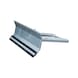 BAUER S&Uuml;DLOHN Plug de zăpadă lățime lamă 1500 mm, cu bandă greder din cauciuc galvanizat - Lopată pentru zăpadă - 1