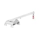 BAUER S&Uuml;DLOHN Load arm type LA 25-1.0 basic length 1600mm, carry.cap. 300–1000kg rigid, galv. - Load arm with fixed length - 1