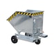 BAUER S&Uuml;DLOHN Dolap arabası, talaş modeli, 250 litre/galvanizli - Talaş konteynerleri, manuel devirme - 1
