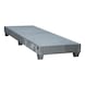 BAUER S&Uuml;DLOHN &Ccedil;elik toplama kabı galvanizli 200 l'lik 4 varil i&ccedil;in UxGxY 2400 x 800 x 250 mm - 200 litre variller i&ccedil;in toplama kabı - 1
