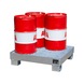 BAUER S&Uuml;DLOHN BAUER opvangbak thermisch verzinkt voor 4 vaten van 60L LxBxH 800x900x220 mm - Opvangbak voor vaten van 60 liter - 1