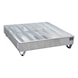 BAUER S&Uuml;DLOHN Bandeja de perfil galv. LxAnxAlt 1200 x 1200 x 285 mm, vol. recogida 230 litros - Bandeja de perfil de acero - 1