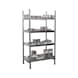 BAUER S&Uuml;DLOHN Grundregal HxBxT 2000x1000x600 mm bestehend aus 4 Auffangwannen 4x30 l - Kleingebinderegal - 1