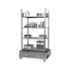 BAUER S&Uuml;DLOHN Grundregal HxBxT 2000x1000x600mm 4 Fachb&ouml;den 1 Auffangwanne 224 l - Kleingebinderegal aus Stahlblech - 1