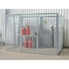 BAUER S&Uuml;DLOHN Conteneur bouteilles gaz type GFC-M 5 LxlxH 3 100x2 100x2 070 mm, ss couv. - Conteneur de bouteilles de gaz sans toit, avec une porte battante - 1