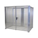 BAUER S&Uuml;DLOHN Gasflaschen-Container Typ GFC-M 3-DF LxBxH 2400x1500x2070 mm - Gasflaschencontainer ohne Dach, mit Doppelfl&uuml;gelt&uuml;re - 1