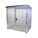 BAUER S&Uuml;DLOHN Gasflaschen-Container Typ GFC-M 2/D-DF LxBxH 2100x1500x2160 mm mit Dach - Gasflaschencontainer mit Dach, mit Doppelfl&uuml;gelt&uuml;re - 1