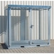 BAUER S&Uuml;DLOHN BAUER gasflescontainer 2535x1575x2260 mm met roosterbodem - Gasflessencontainer met dak en bodem - 1