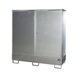 BAUER S&Uuml;DLOHN BAUER gevaarstoffenkast 2x200 vaten 1680x690x1780 mm opvangvolume 230L - Veiligheidskast gevaarlijke stoffen voor 200 l vaten - 2