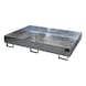 BAUER S&Uuml;DLOHN Izgarasız raf tablası UxGxY 1750 x 1300 x 250 mm toplama hacmi 240 l, galvanizli - Raf sistemi i&ccedil;in toplama kabı - 1
