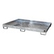 BAUER S&Uuml;DLOHN Band. estan. sin rejilla LxAnxAlt 2150 x 1300 x 225 mm, vol. reco. 240 l, galv. - Cubeta colectora para sistema de estantes - 1