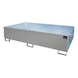 BAUER S&Uuml;DLOHN Band. estan. sin rej. LxAnxAlt 2150 x 1300 x 505 mm, vol. reco. 1000 l, galv. - Cubeta colectora para sistema de estantes - 1