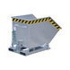 BAUER S&Uuml;DLOHN Damper g&ouml;vdesi, 250 litre, UxGxY 1130x590x740 mm, galvanizli - Damper g&ouml;vdesi, zemin seviyesinde boşaltma se&ccedil;eneğiyle - 1