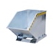 BAUER S&Uuml;DLOHN Sp&auml;ne-Kippmulde Inhalt 400 Liter LxBxH 1320x670x840 mm verzinkt - Sp&auml;nebeh&auml;lter, manuelles Kippen - 1