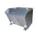 BAUER S&Uuml;DLOHN Recipient basculant tip GU 1500 capacitate 1,50 m&sup3;, 1640x1280x1090 mm galvanizat - Recipient basculant cu unghi favorabil de basculare - &icirc;nălțime totală redusă - 1