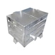 BAUER S&Uuml;DLOHN Benne basculante gerb. type BSK 30 cap. 0,30 m&sup3;, LxlxH 800x600x600 mm galv. - Benne basculante gerbable - 1