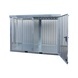 BAUER S&Uuml;DLOHN BAUER gasflescontainer 3135x2170x2260 mm met traanplaatvloer - Gasflessencontainer met dak en bodem - 1