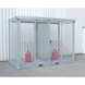 BAUER S&Uuml;DLOHN Gaz t&uuml;p&uuml; konteyneri, 3135 x 1570 x 2260 mm, ızgaralı zemin ile - Tavan ve tabanlı gaz t&uuml;p&uuml; konteyneri - 1