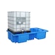 BAUER S&Uuml;DLOHN Collection tray, PE, for 1000-l IBC, 2340x1360x510 mm, collection volume 1150 l - Collection tray for 100-litre IBC containers - 3