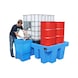 BAUER S&Uuml;DLOHN Auffangwanne aus PE f&uuml;r 1000-l-IBC 1760x1350x710 mm 1000 Liter - Auffangwanne f&uuml;r 1000-Liter IBC-Container aus PE - 3