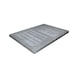 BAUER S&Uuml;DLOHN Bodembeschermbak LxBxH 1900 x 1350 x 78 mm, cap. 112 l, galvanisch verz. - Bodembeschermbakken - 1