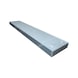 BAUER S&Uuml;DLOHN Тава за предпазване на пода ДxШxВ 2500x500x123 mm, вместимост 111 l, галв. - Тава за предпазване на пода - 1