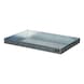 BAUER S&Uuml;DLOHN 用于货盘的小桶托盘，收集容量 60 升，1200x800x100 mm，镀锌 - 用于小型容器的收集盘 - 1