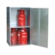 BAUER S&Uuml;DLOHN BAUER gasflessendepot 10 flessen, afgesloten deuren LxBxH 840x690x1475 mm - Gasflessendepot met massieve plaatstalen deuren - 1