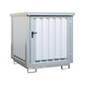 BAUER S&Uuml;DLOHN 危险材料仓，用于存放 4 个 200 L 的桶，长x宽x高 1,525x1,550x1,699 mm，230 L，镀锌 - 危险材料仓库 - 1