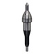 R&Ouml;HM Replacement guide tip, 60 degrees, size 106, stepped, extended guide tip - Live center taper (drill bat) - 1