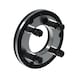 R&Ouml;HM Steel intermediate flange to DIN ISO 702-3, flange size 6, diameter 200 - Centering flange (standardized tool parts, tool and die, other) - 1