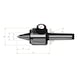 R&Ouml;HM Rotating centring centres, 60 degrees, MK 6, size 506 with extended tip - Live Centering tip (drill bat) - 2