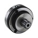 R&Ouml;HM MFR sleeve mandrel, manually operated, size 0, with flange mounting - Lathe tip, arbor, chuck (machine tool) - 1
