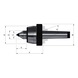 R&Ouml;HM Rotating centring tips, 60 degrees, MK 2, size 102, with release nut and carbide insert - Live Centering tip (drill bat) - 2