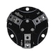 R&Ouml;HM RZP-A 125/3-1 GA Centric gripper, large jaw stroke, gripping force safety device (external) - Machine vice - 3