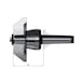 R&Ouml;HM Rotating centring cone, MK 4 shank, size 108, interchangeable, 75 degrees - Live center taper (drill bat) - 1