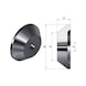 R&Ouml;HM Compatible AZ centring cone attachments, size 5, for MK 5, standard version - Drill bit (other) - 2