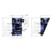 R&Ouml;HM KFD-HS 140 power chuck, 3-jaw, 90-degree pointed teeth, cylindrical - Lathe tip, arbor, chuck (machine tool) - 2