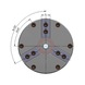 R&Ouml;HM Air-operated precision chuck PKF, size 150, through-hole, pneumatic, 1.5 mm - Lathe tip, arbor, chuck (machine tool) - 2