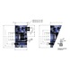 R&Ouml;HM KFD-HS 200 power chuck, 3-jaw, 90-degree pointed teeth, ISO 702-I - Lathe tip, arbor, chuck (machine tool) - 2