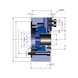 R&Ouml;HM Power-clamping chuck KFD-HE 170, 3-jaw, 60-degree pointed teeth, neutral version - Lathe tip, arbor, chuck (machine tool) - 2