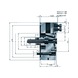 R&Ouml;HM KFD 250 3-jaw power chuck, standard version, cylindrical shank - Lathe tip, arbor, chuck (machine tool) - 3