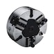 R&Ouml;HM KFD-EC 200 power chuck, 3-jaw, guided piston, cylindrical mounting - Lathe tip, arbor, chuck (machine tool) - 1
