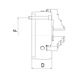 R&Ouml;HM DURO-T 400, 3-jaw, cylindrical centring mount, one-piece reversible jaws - Lathe tip, arbor, chuck (machine tool) - 3