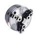 R&Ouml;HM DURO-T 400, KK 8, ISO 702-3, stud bolts and flanged nuts, base and top jaws - Lathe tip, arbor, chuck (machine tool) - 1