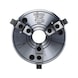 R&Ouml;HM DURO-T 400, KK 8, ISO 702-3, stud bolts and flanged nuts, base and top jaws - Lathe tip, arbor, chuck (machine tool) - 2